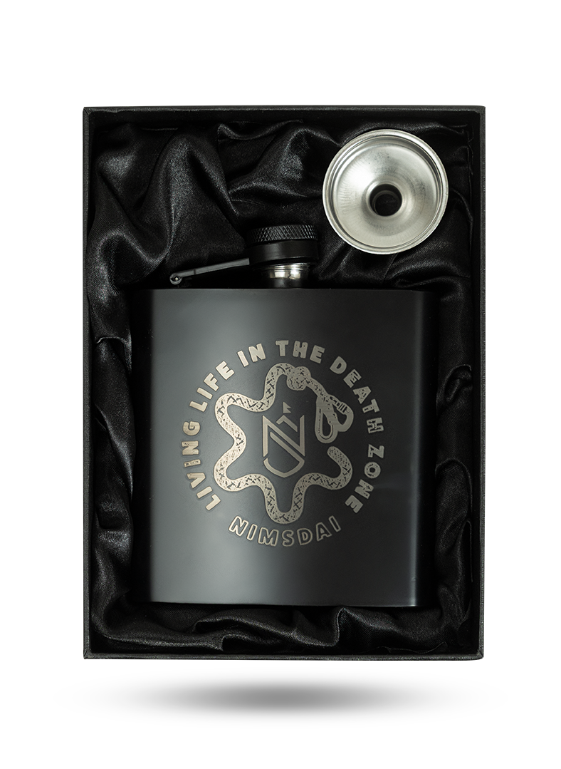 Hip Flask Rope and Shield
