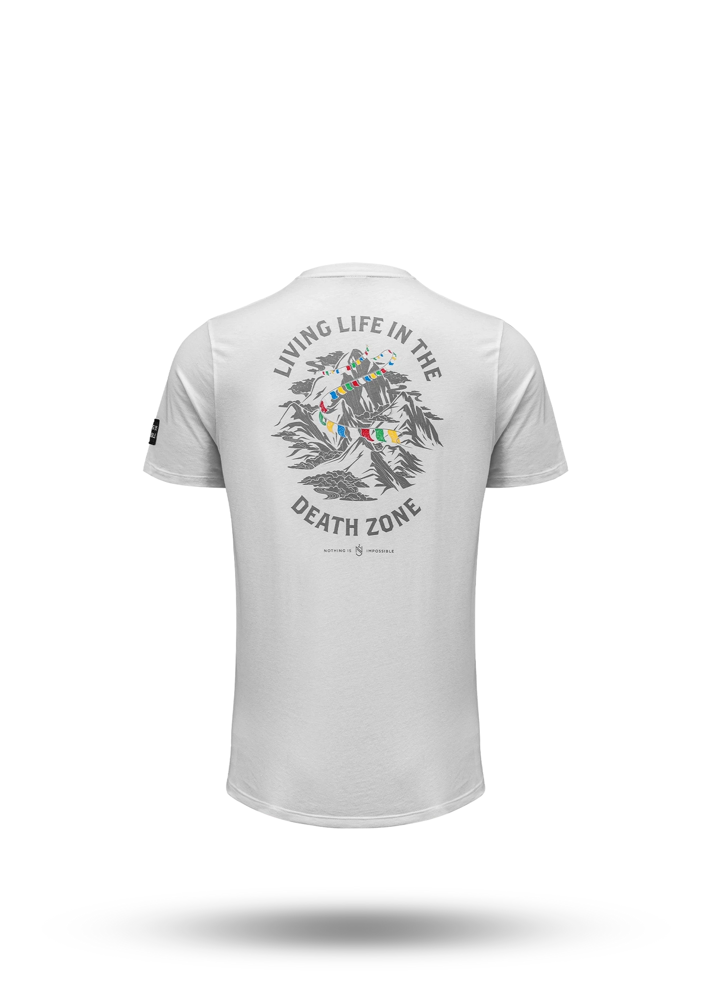 Living Life In The Death Zone Flag T-shirt