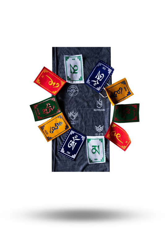 NDF Neck Warmer & Mini Himalayan Flags