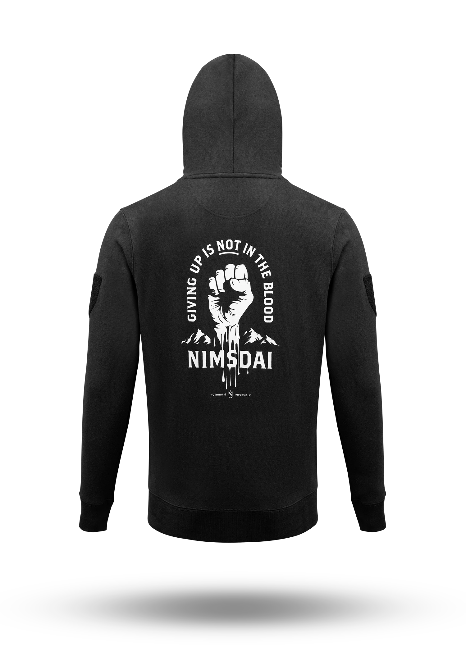 Nimsdai Giving Up Is Not In The Blood Hoodie Nimsdai Store