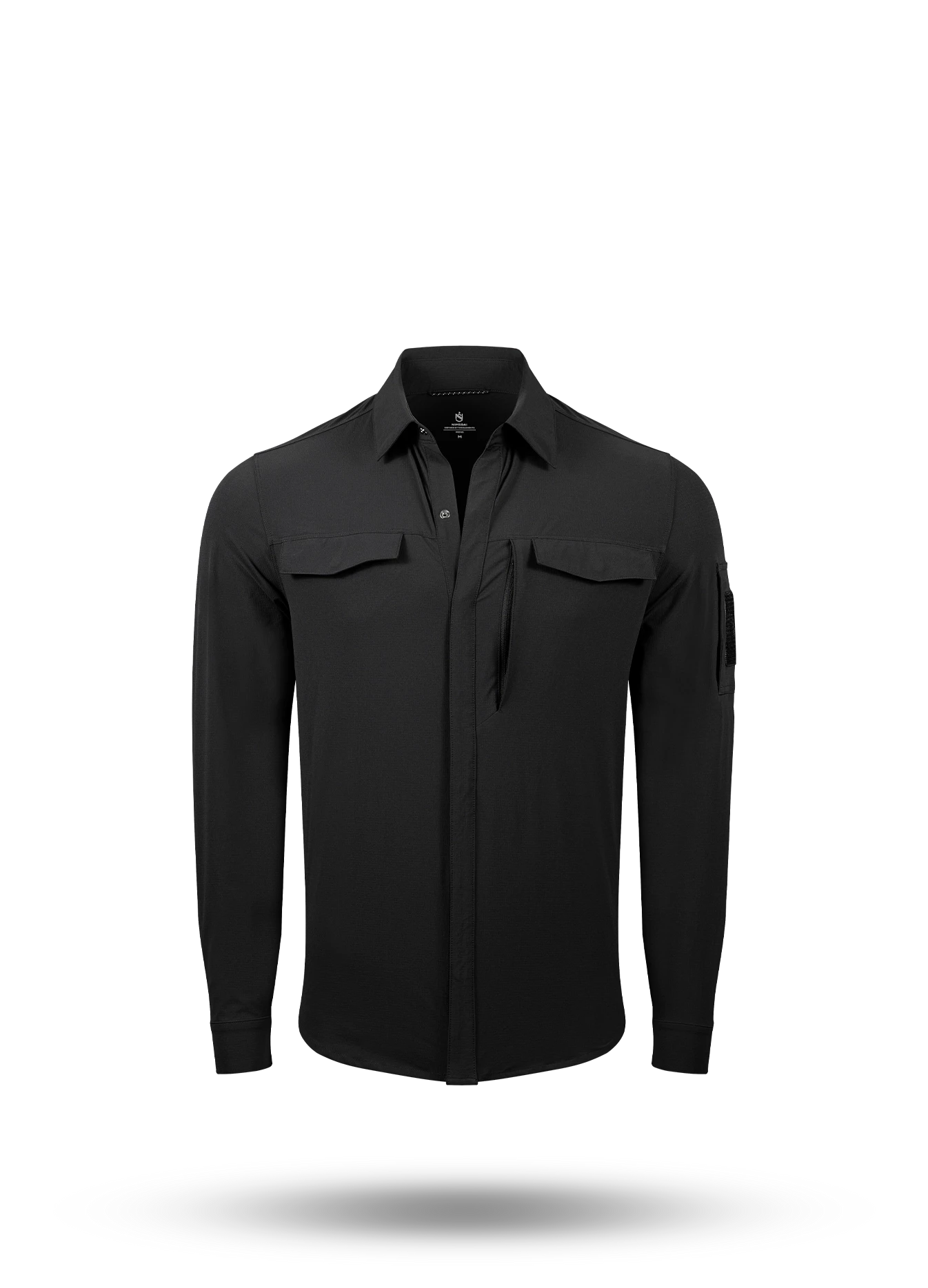 Hybrid Technical Shirt - BLACK
