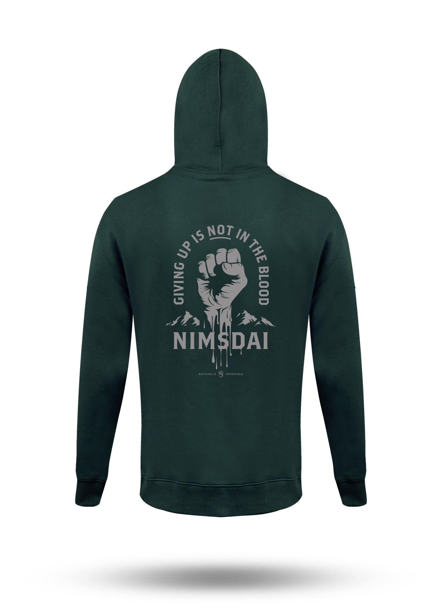 Giving Up Is Not In The Blood Hoodie