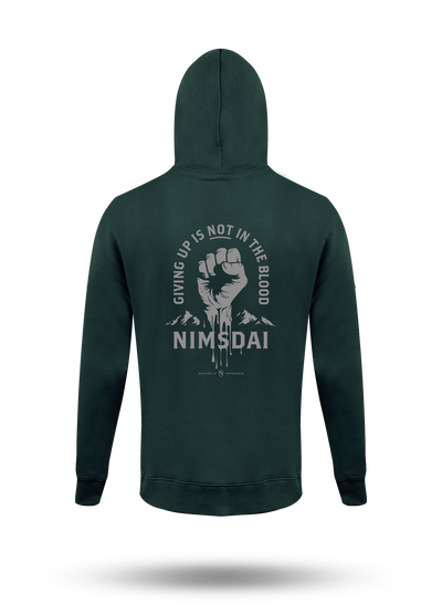 Giving Up Is Not In The Blood Hoodie