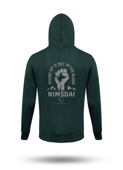 Giving Up Is Not In The Blood Hoodie
