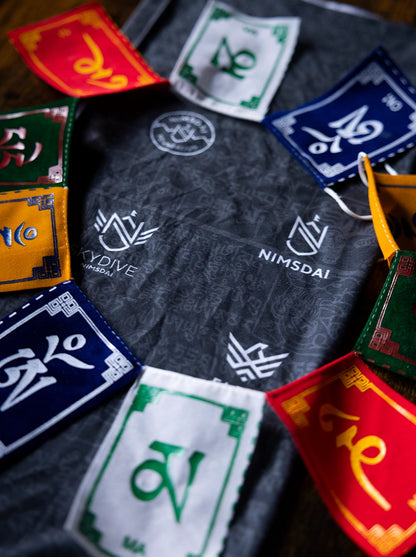 NDF Neck Warmer & Mini Himalayan Flags