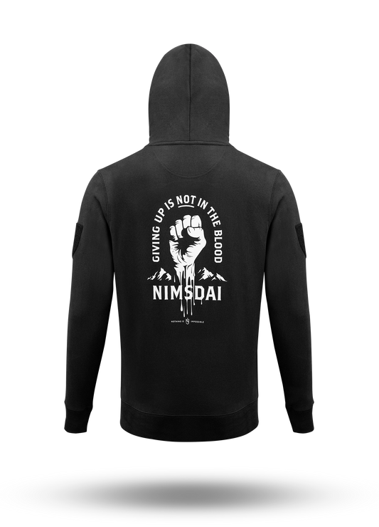 Giving Up Is Not In The Blood  Hoodie