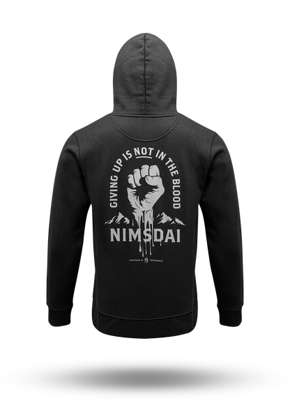 Giving Up Is Not In The Blood  Hoodie V1 (Black)