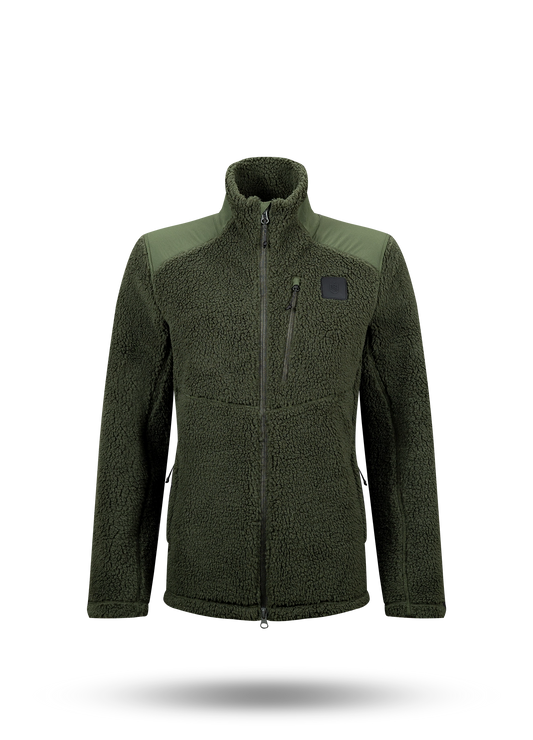 Sherpa Trek Full Zip Womens - GREEN