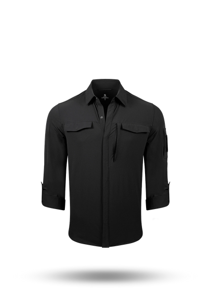 Hybrid Technical Shirt - BLACK