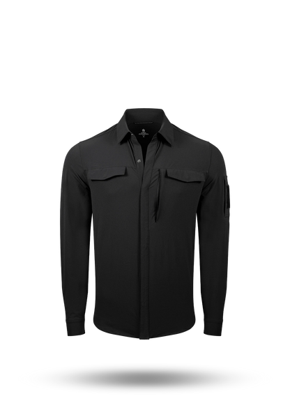 Hybrid Technical Shirt - BLACK
