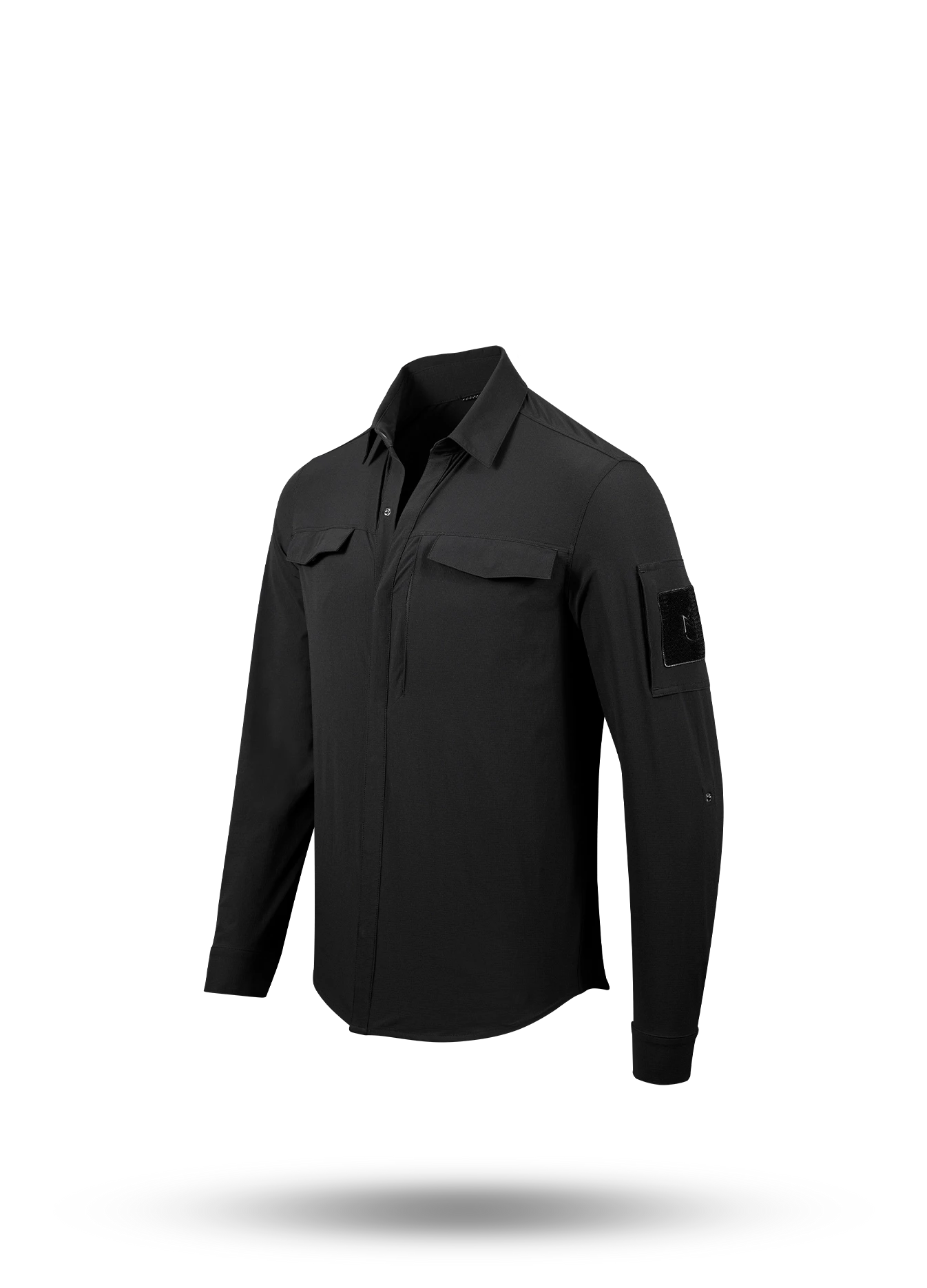 Hybrid Technical Shirt - BLACK