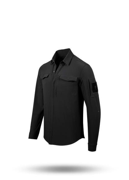 Hybrid Technical Shirt - BLACK