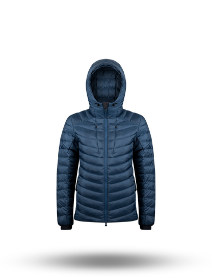 Vertex Down Jacket Blue Womens