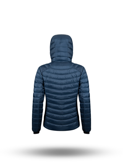 Vertex Down Jacket Blue Womens